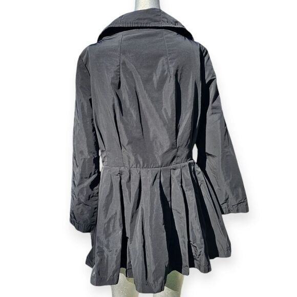 Silona BLACK Fit & Flare Water Repellent Jacket Medium - Picture 7 of 13